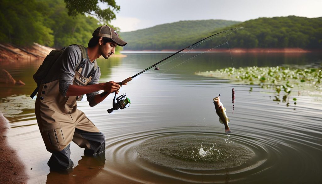 How to Bass Fish with a Plastic Worm: Texas Rig 2 How to Bass Fish with a Plastic Worm: Texas Rig