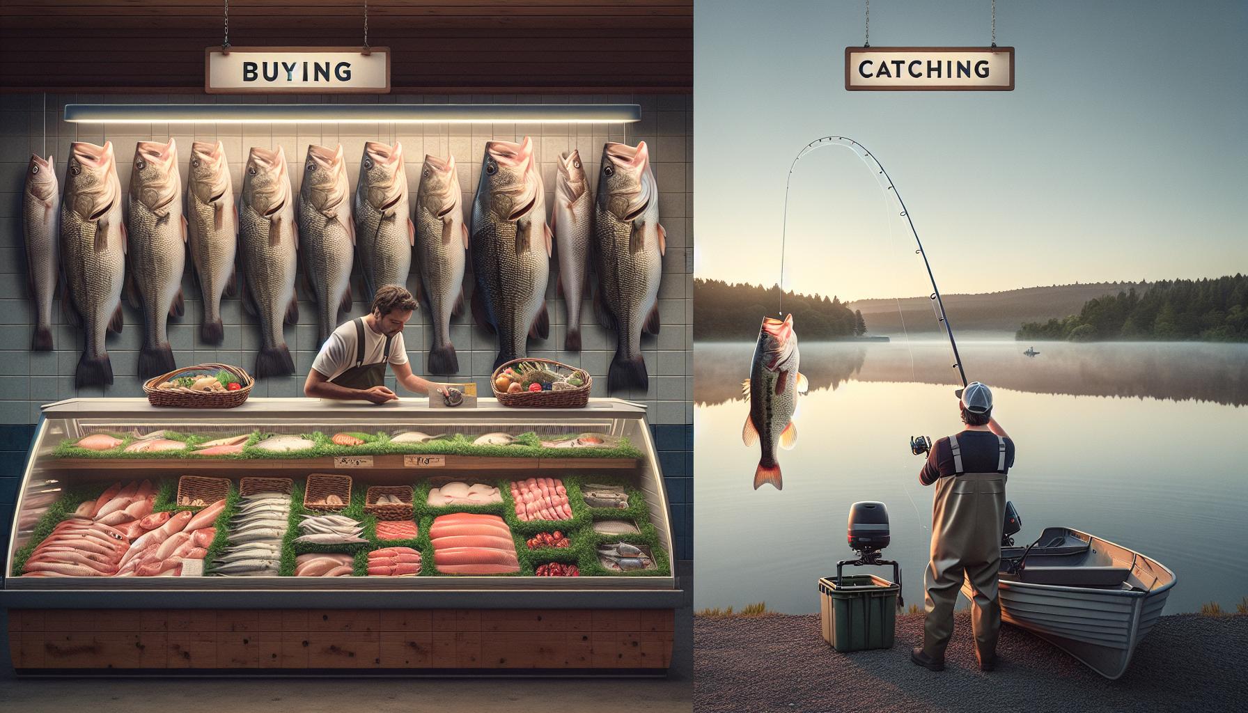 Cost Comparison: Buying vs. Catching Bass