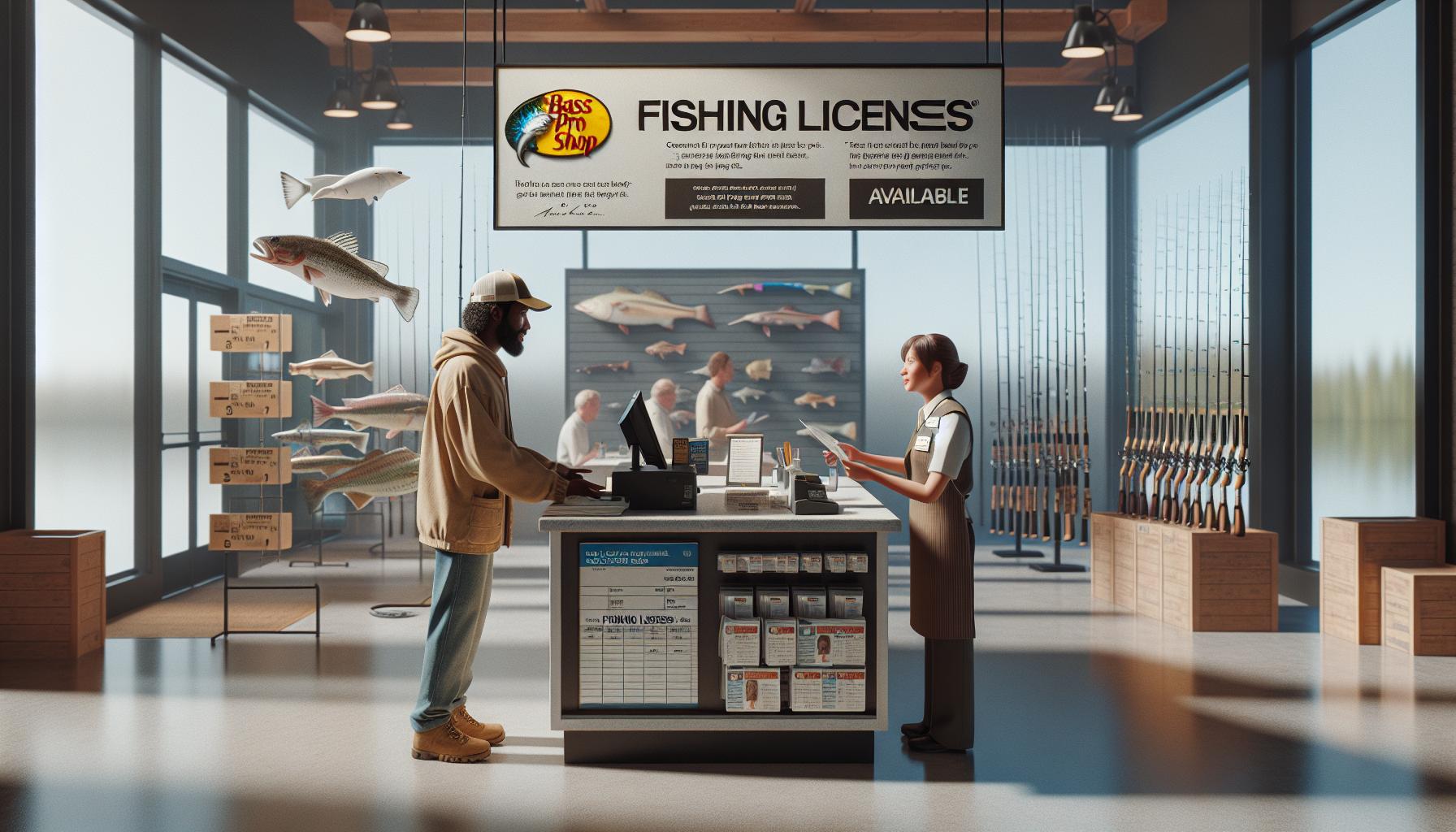 Cost of Fishing Licenses at Bass Pro Shop
