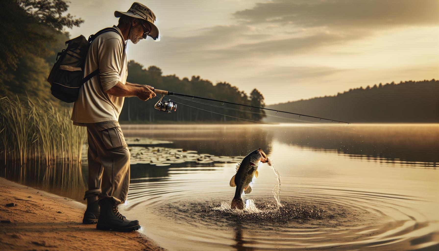 Effective Techniques for Catching Bass in August