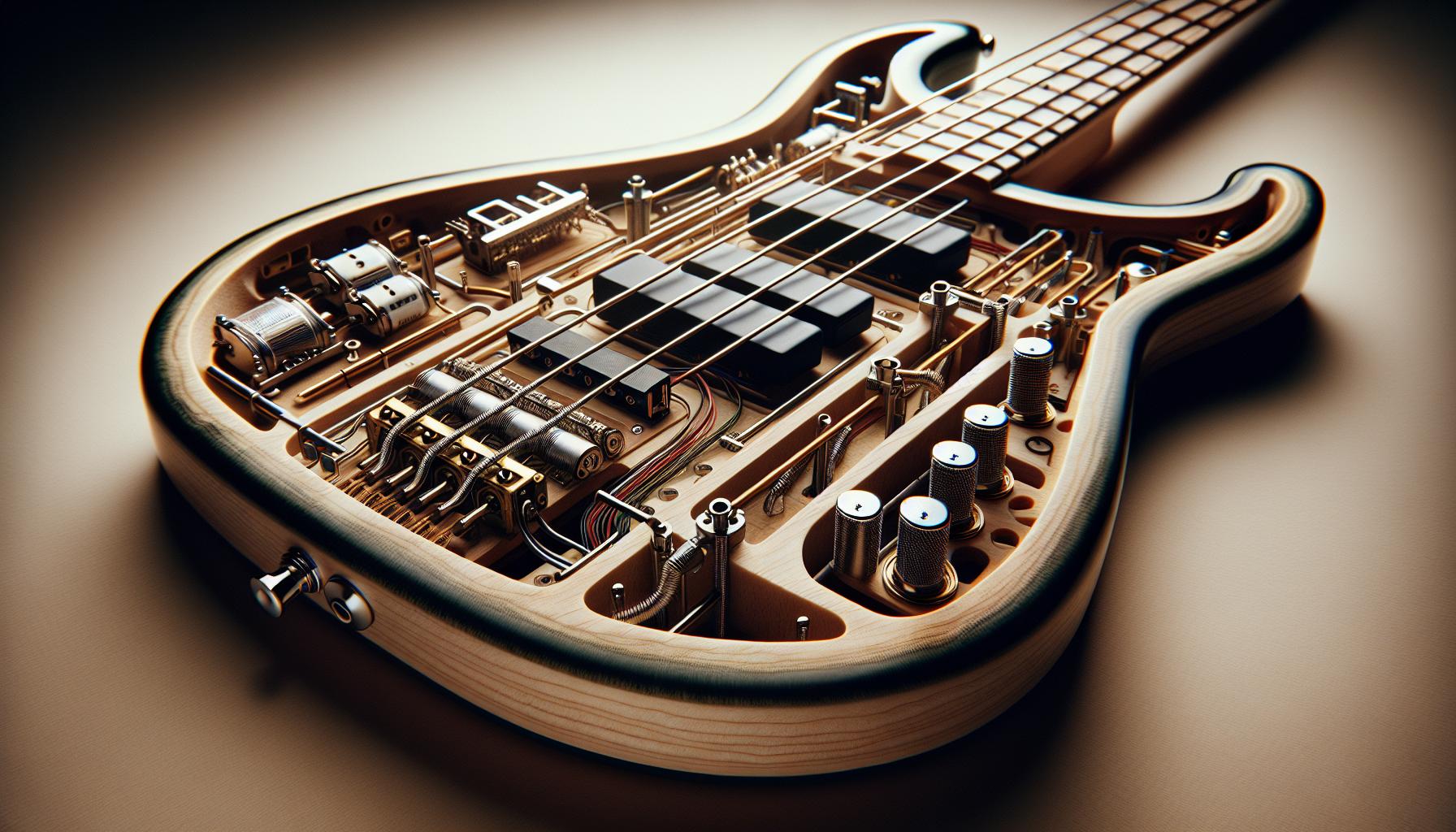 Identifying Key Internal Parts of a Bass