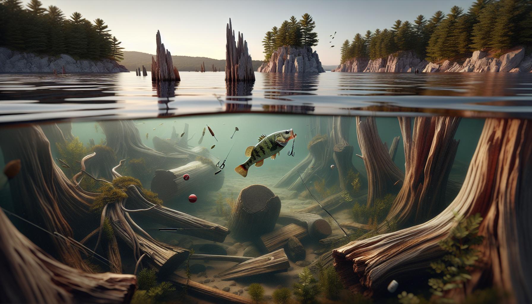 Identifying Key Structures for Bass in Lakes