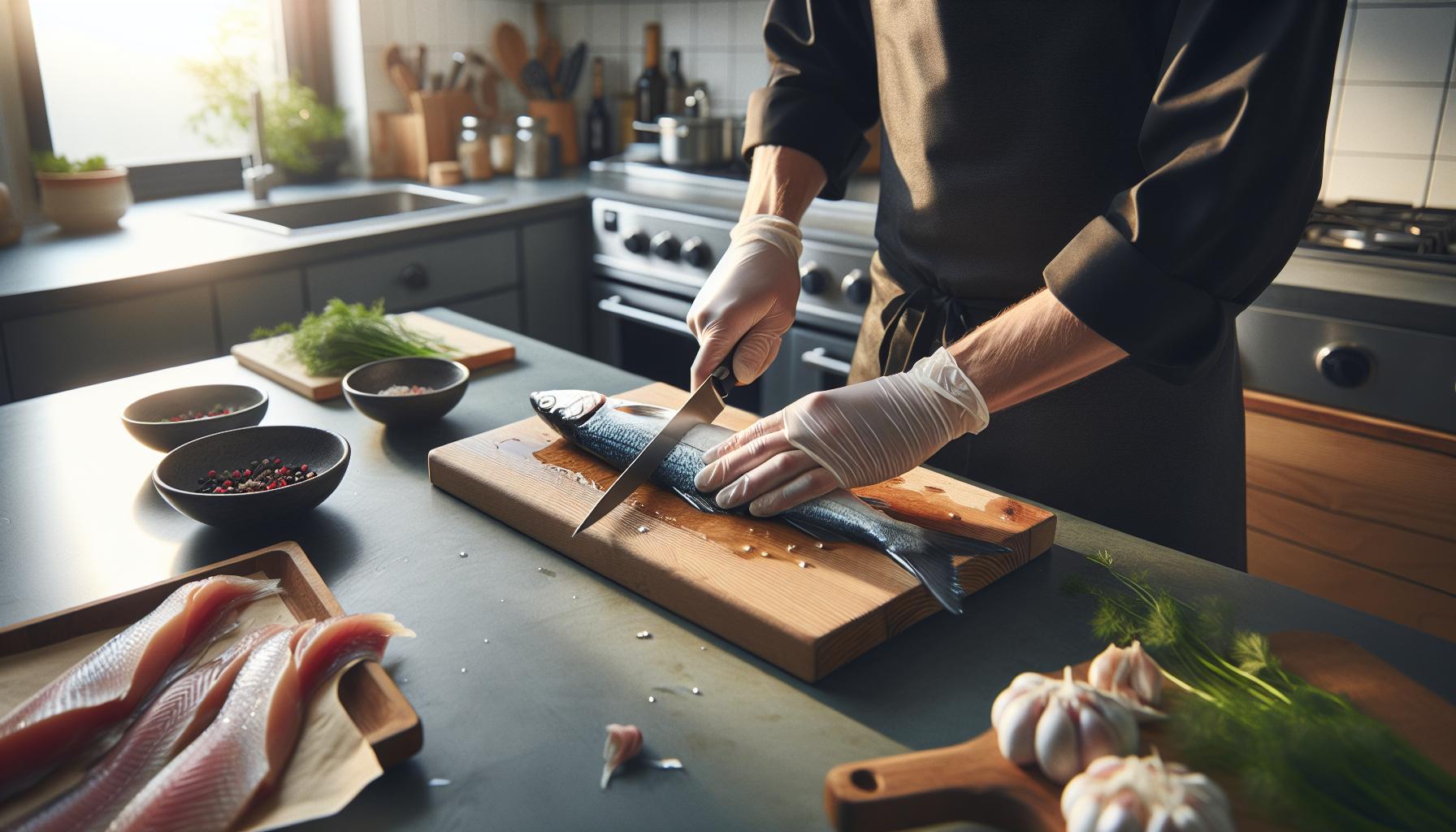 How to Fillet a Sea Bass Fish: Perfect Cuts 2 Mastering the Technique: Skinning and Deboning