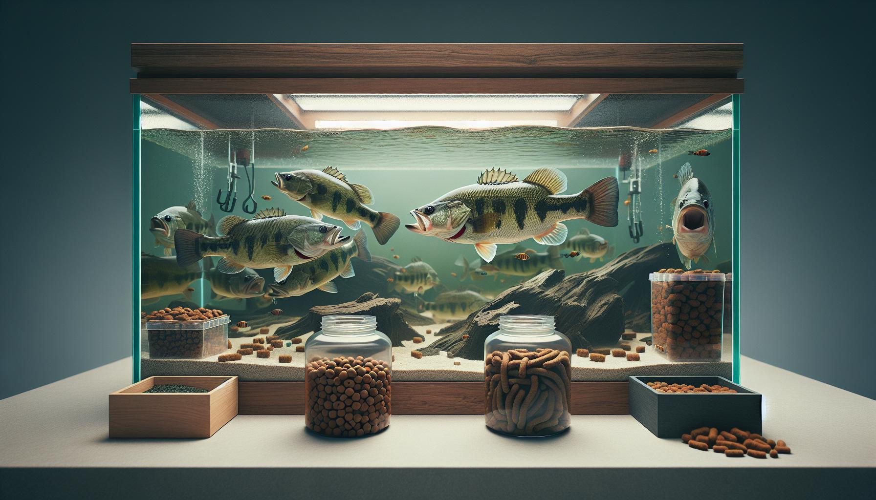 Do Bass Eat Fish Food: Feeding Captive Bass 2 The Nutritional Needs of Captive Bass