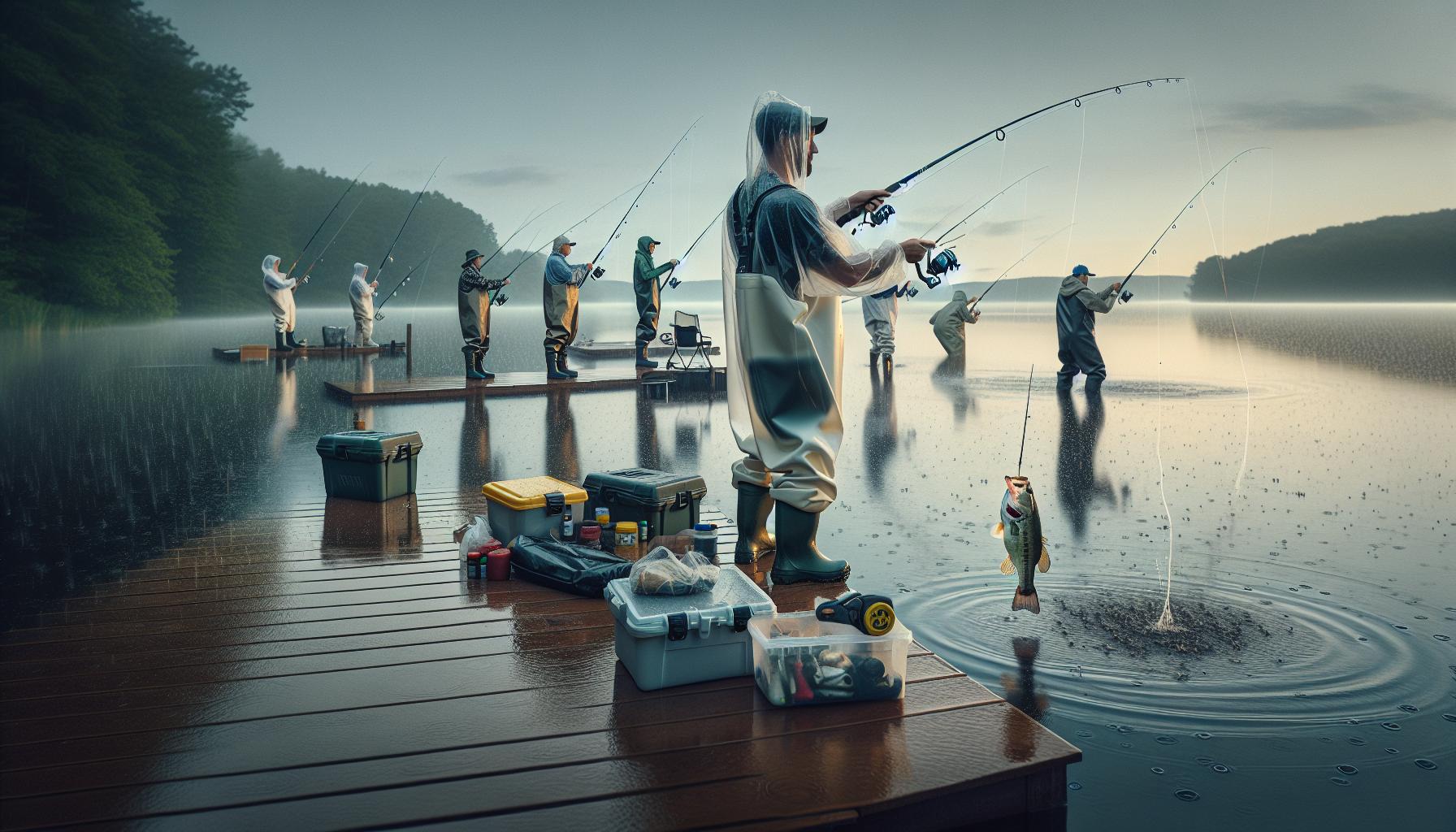 Top Fishing Techniques for Bass When It Rains