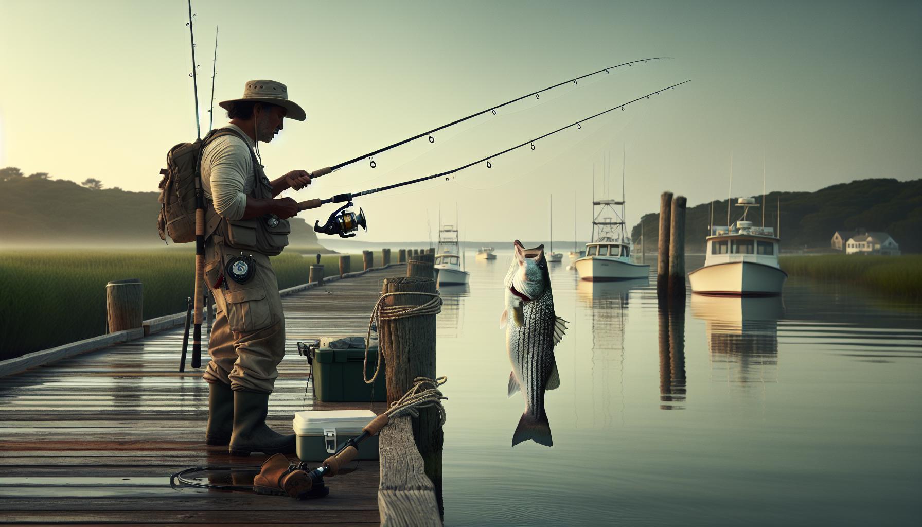Top Locations for Big Striped Bass Fishing
