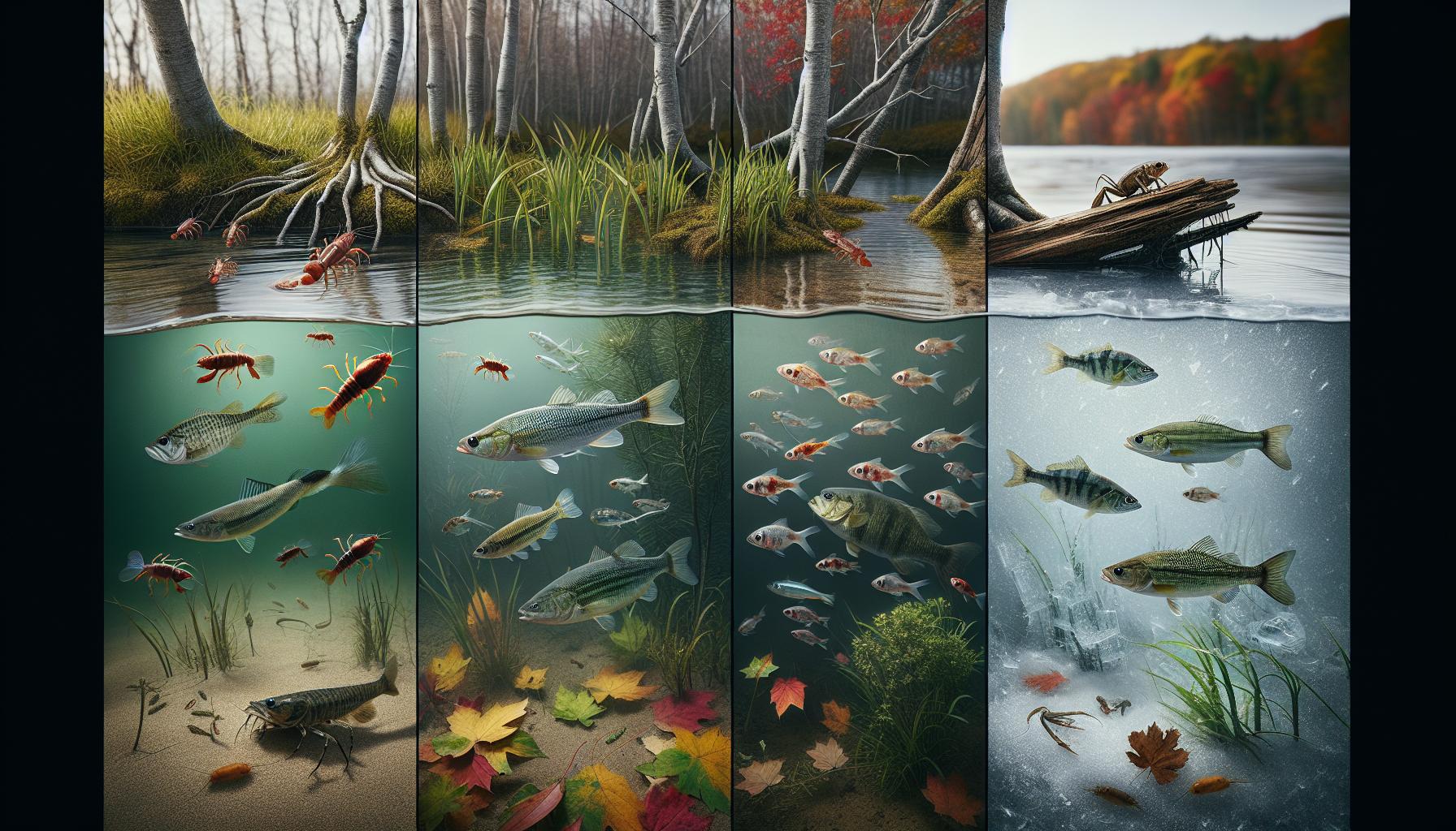 Top Prey Species for Bass in Each Season