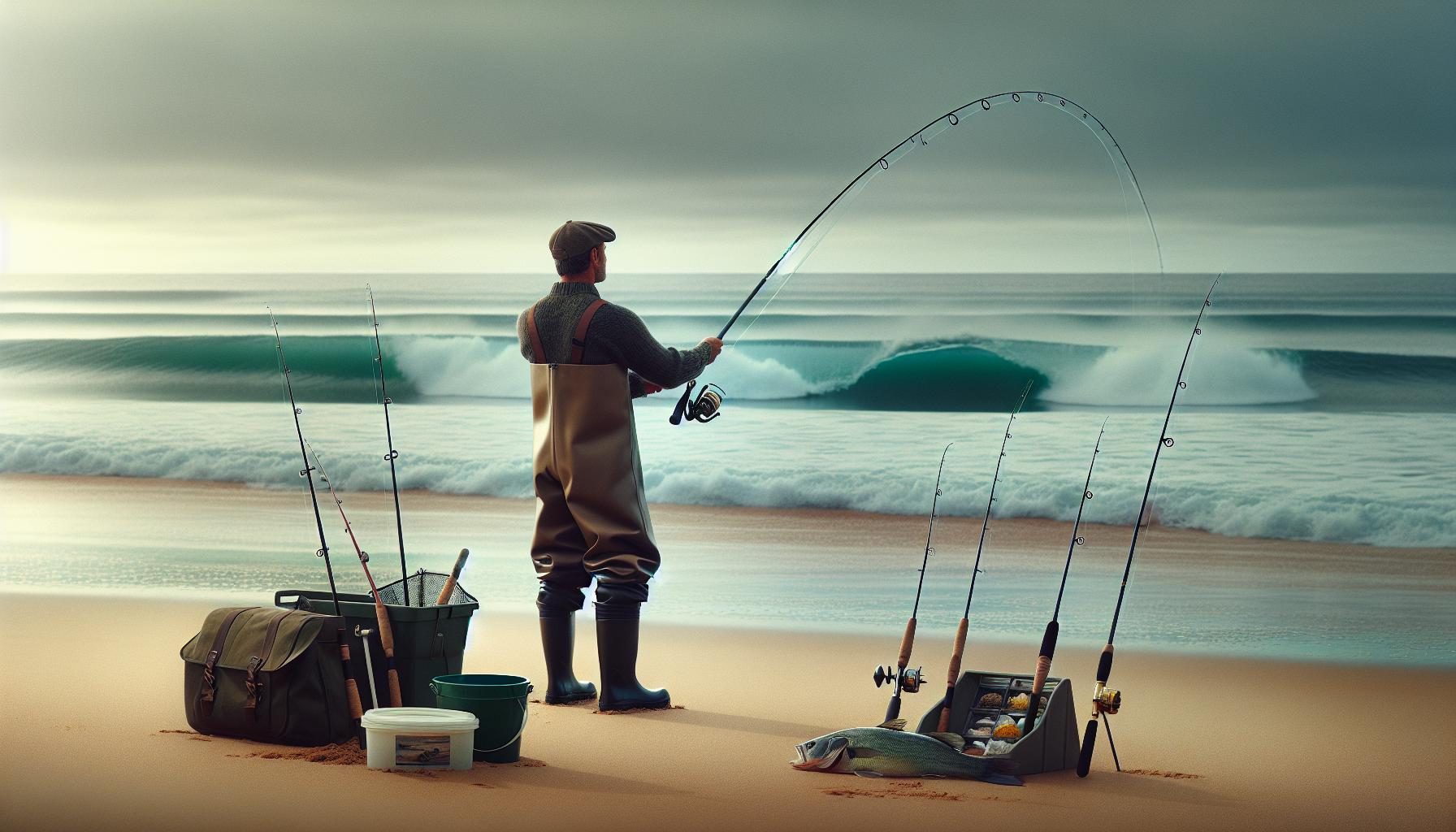 Top Surf Fishing Tactics for Sea Bass