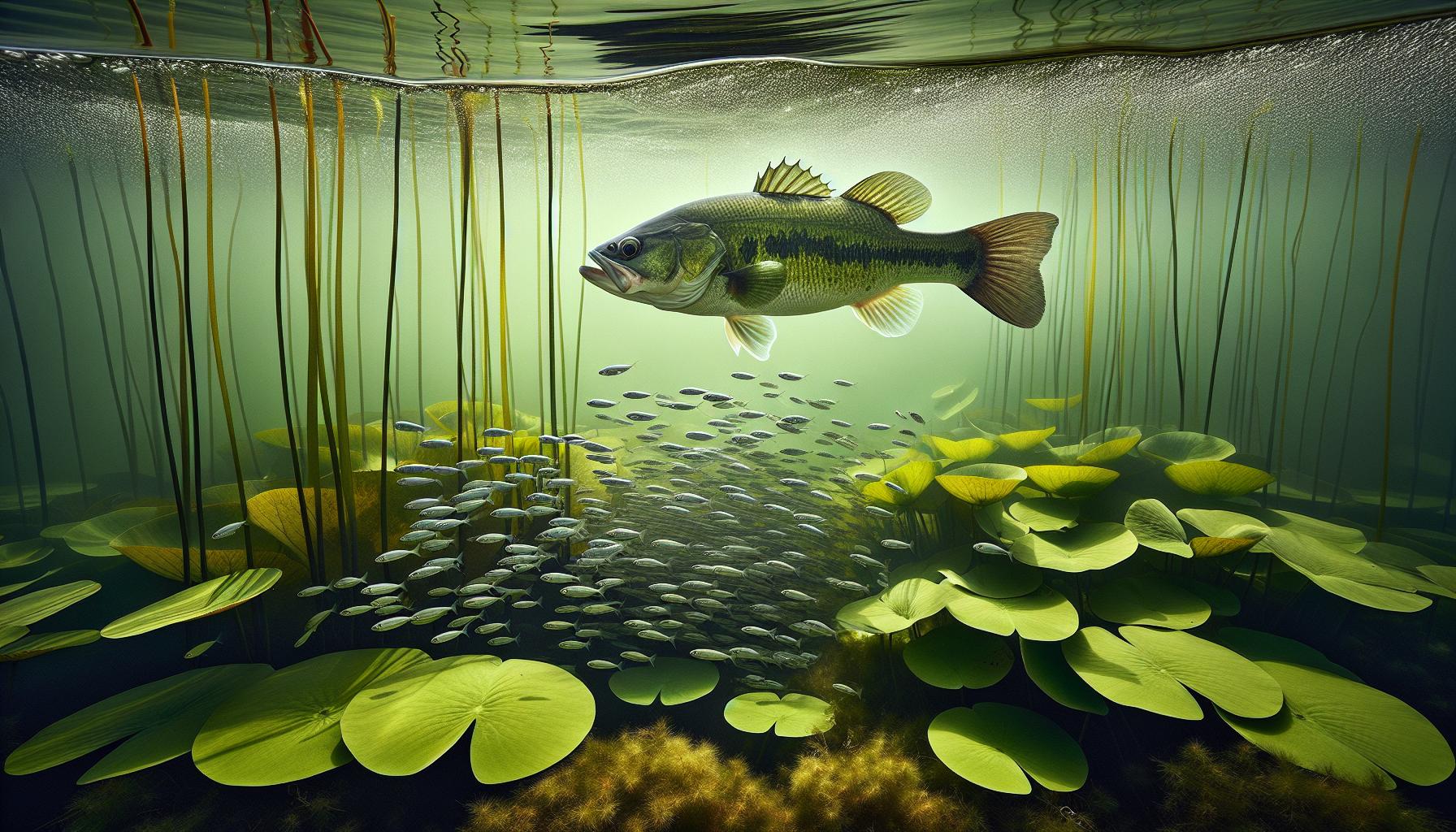 Understanding Bass Behavior in Lily Pads