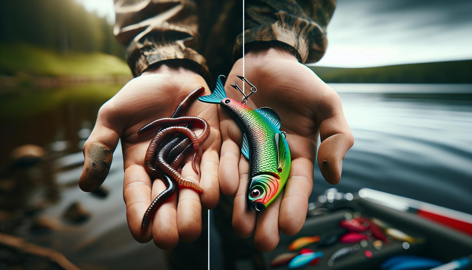 What is the Difference Between Live and Artificial Bait?