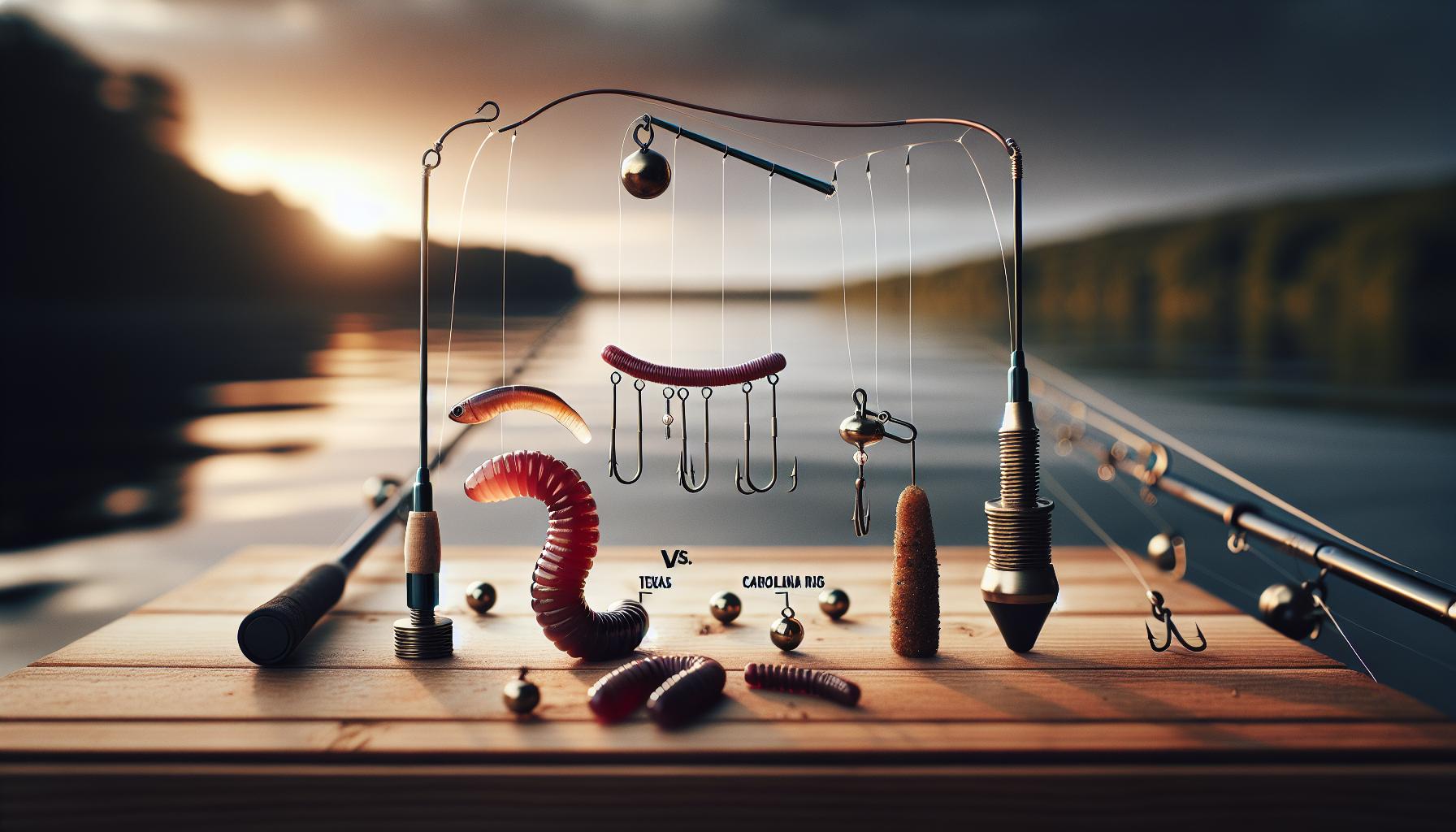 Worm Rigging Methods: Texas vs. Carolina Rigs