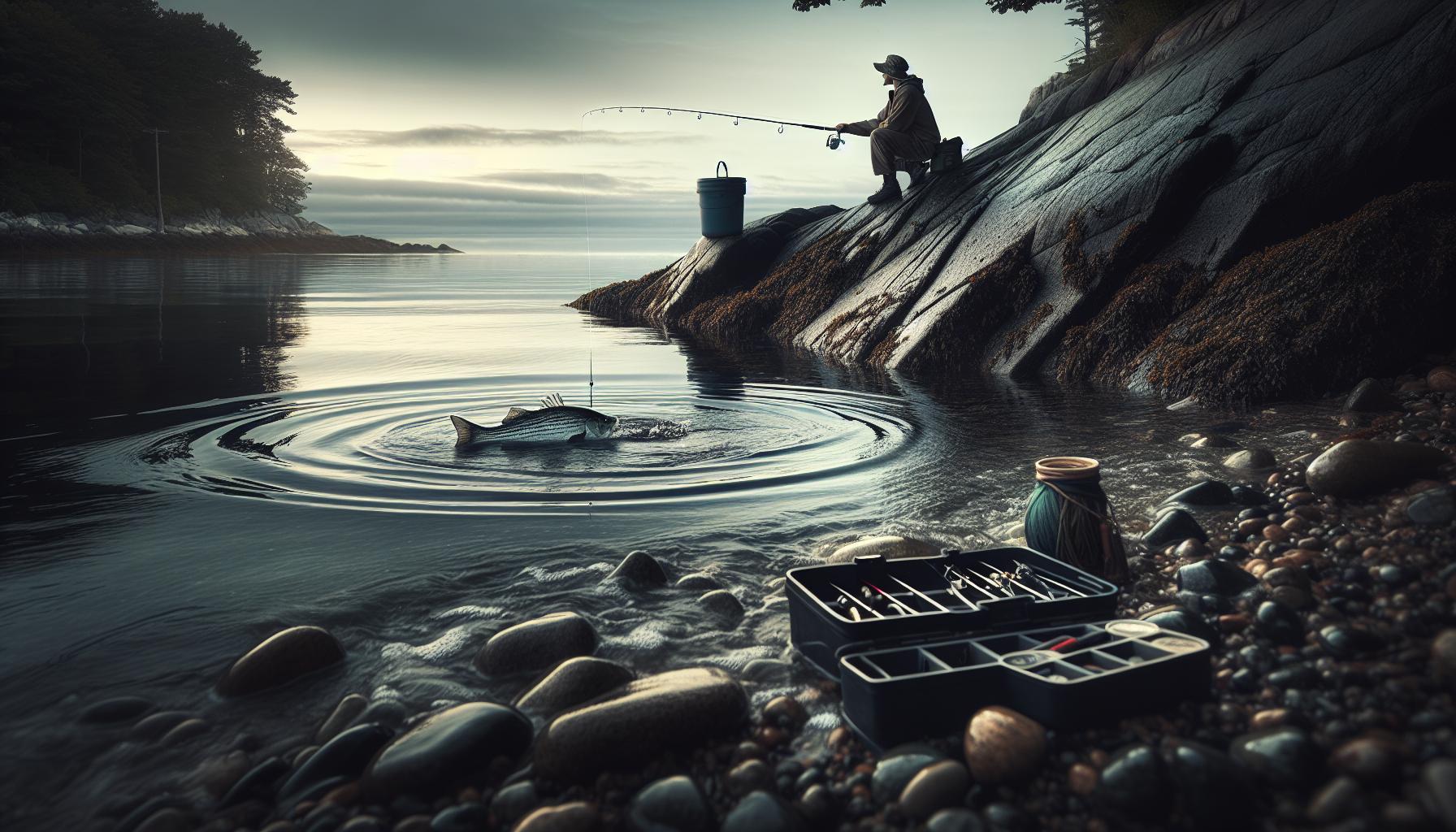 Understanding Striped Bass Behavior from Shore